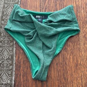 Beach Riot Beach Riot Zuri Bikini Bottoms in Emerald